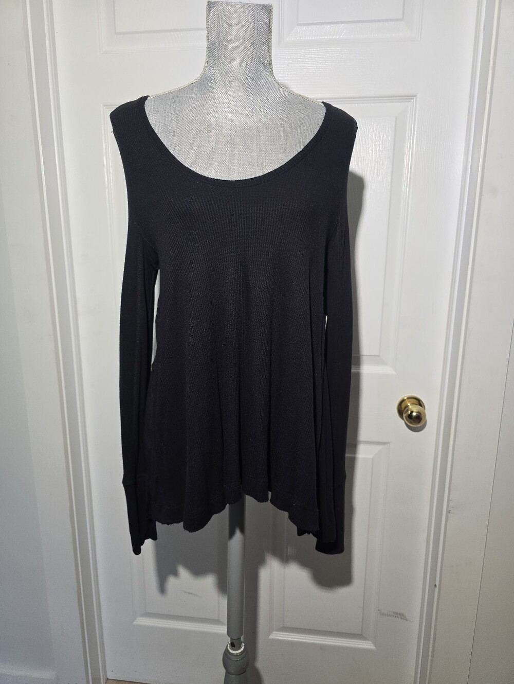 FREE PEOPLE NWT Malibu Waffle Knit Tunic Top